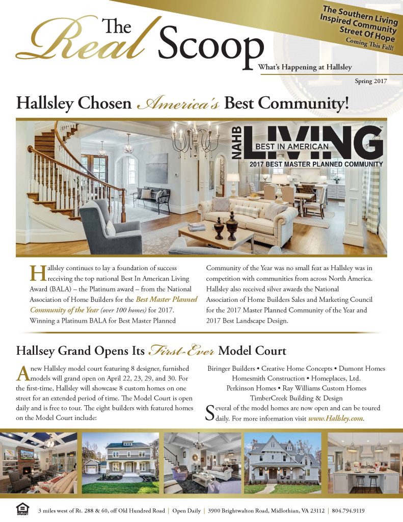 Hallsley Real Scoop Spring 2017
