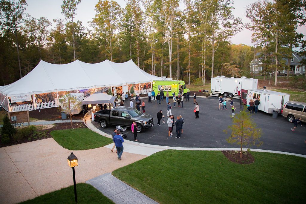 Street Of Hope Tent Aerial View