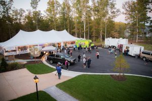 Street Of Hope Tent Aerial View
