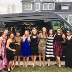 Hallsley Residents with Hallsley Limo